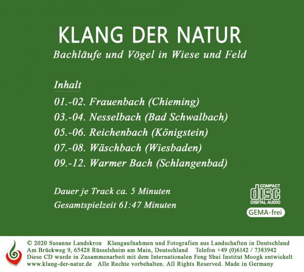Rückseite CD